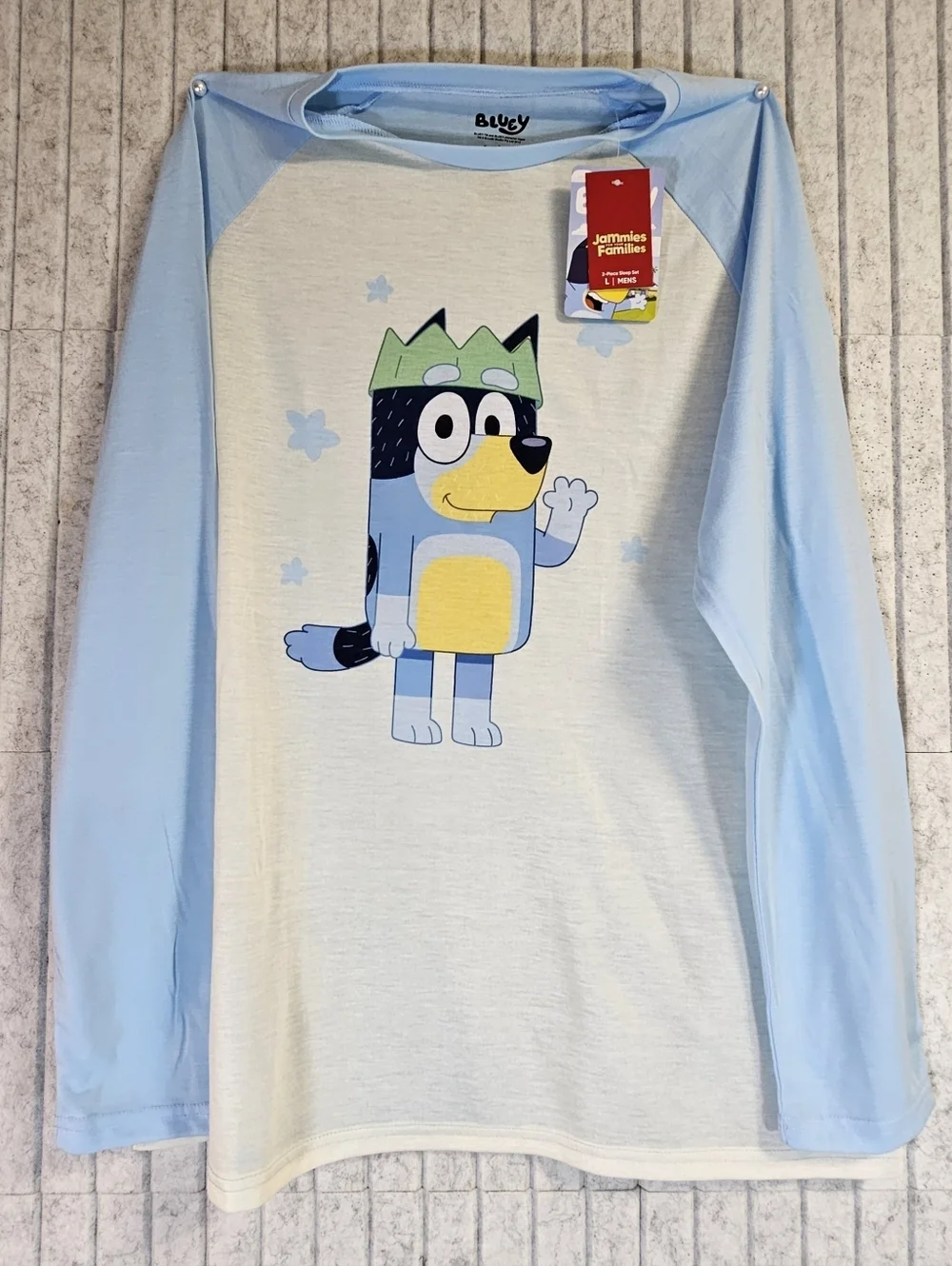 Bluey Pajama Set Large Blue Cartoon Sleep Set Jammies Family Matching NWT